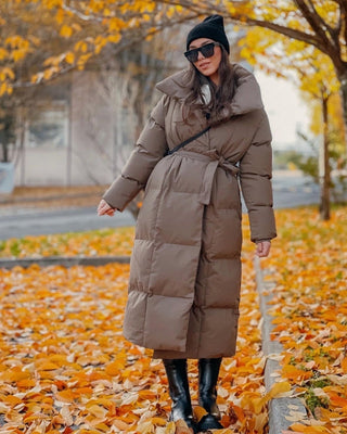 Doudoune avec ceinture