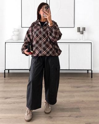 Veste à carreaux