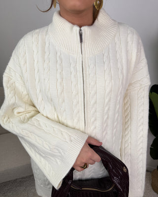 Gilet torsadé