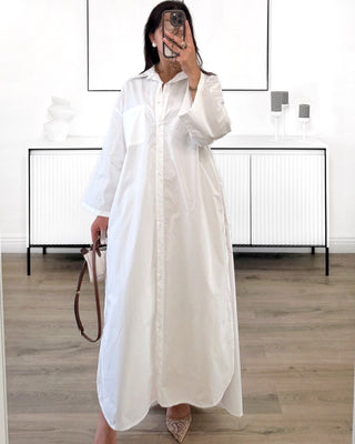 Chemise longue coton