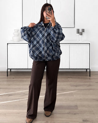 Veste à carreaux