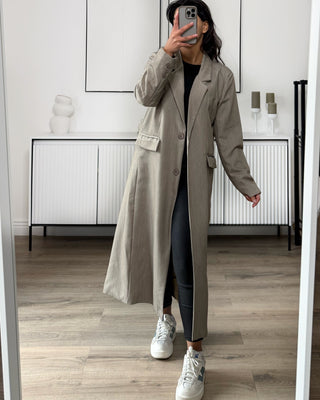 Veste blazer longue