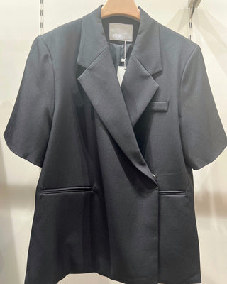 Blazer croisé Tara manches courtes