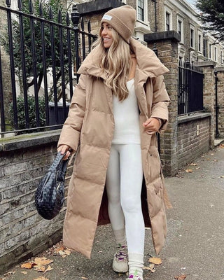 Doudoune avec ceinture