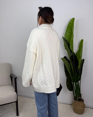 Gilet torsadé