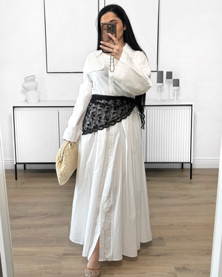 Robe chemise coton