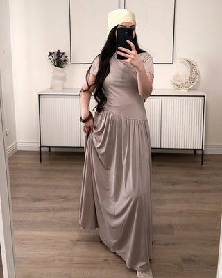Foulard paréo en satin dentelle