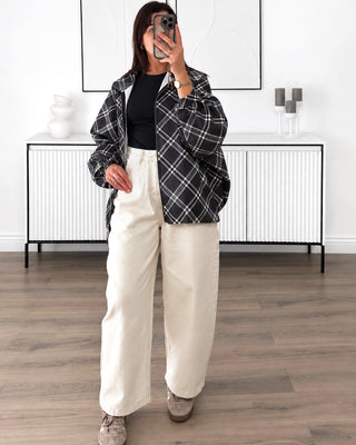 Veste à carreaux