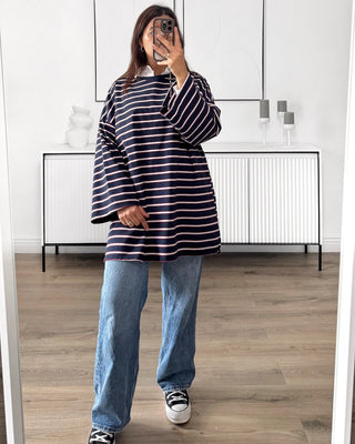 Pull rayure Polo
