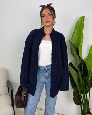 Gilet torsadé