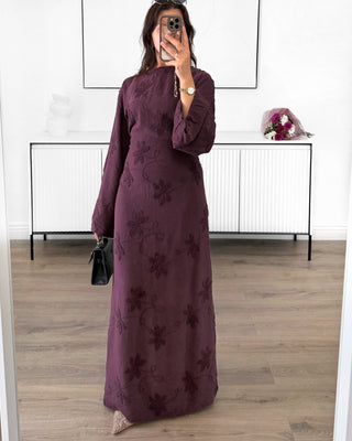 Robe longue florale