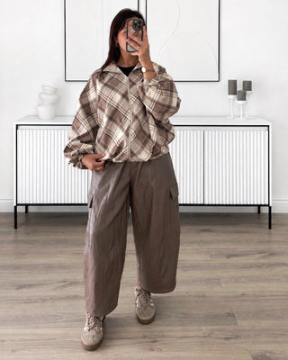 Veste à carreaux