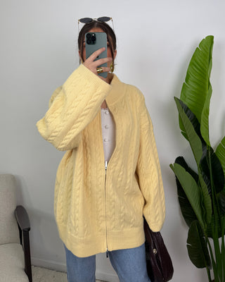 Gilet torsadé