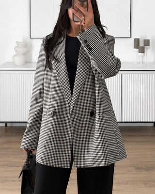 Blazer à carreaux