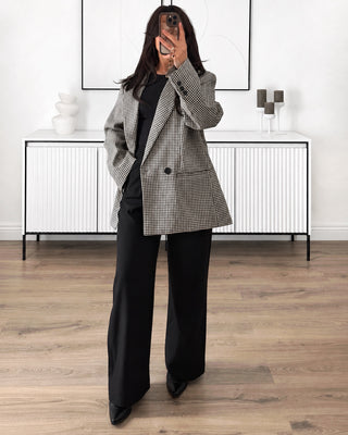 Blazer à carreaux