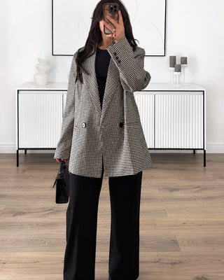 Blazer à carreaux