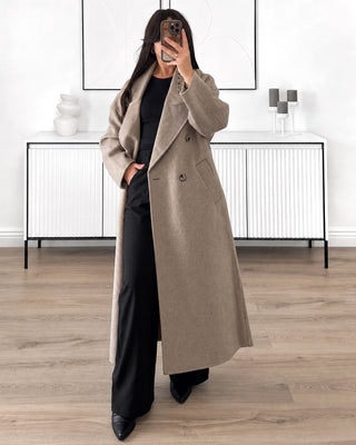 Manteau long Laine