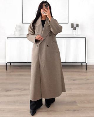 Manteau long Laine