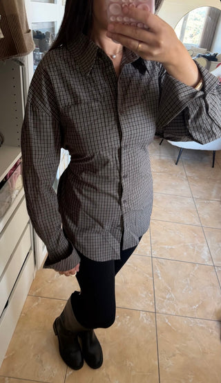 Chemise à carreaux Isra